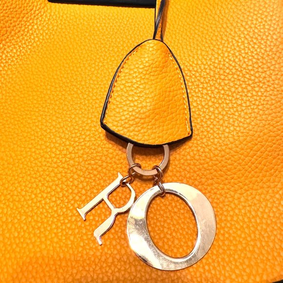 Uddini Faux Leather Purse Handbag with Lucite Handles & Crossbody Strap - Picture 9 of 9